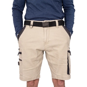 Bisley Flx & Move Stretch Utility Cargo Shorts (Stone)